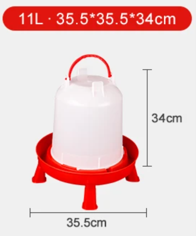 6, 11 or 14 litre Poultry Drinker with detachable legs