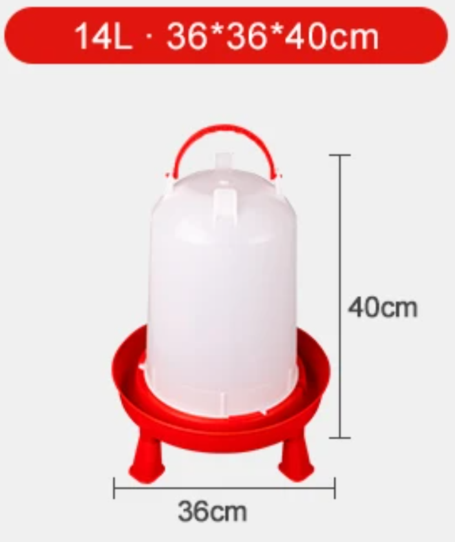 6, 11 or 14 litre Poultry Drinker with detachable legs