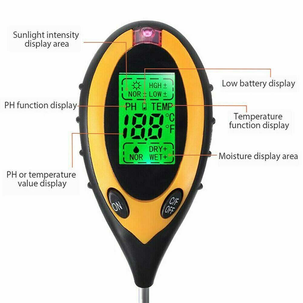 4-in-1 Soil test meter