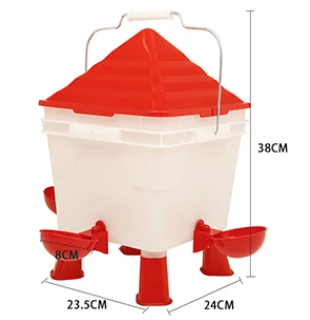 Poultry House type 8.5 Litre Drinker / 6kg Feeder