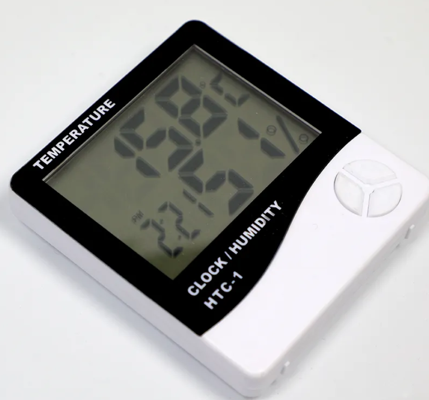 HTC-1 LCD Thermometer / Hygrometer Sensor & Clock