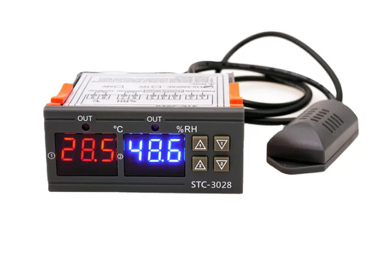 STC-3028 Dual Temperature Humidity Controller