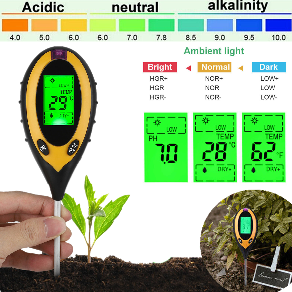 4-in-1 Soil test meter