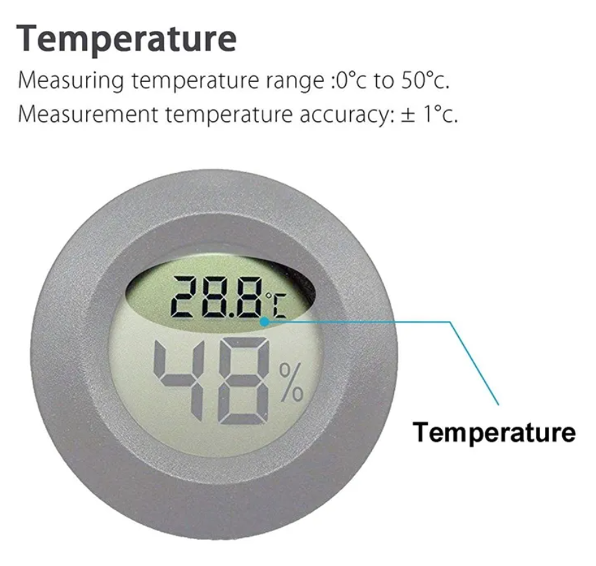 Digital Temperature & Humidity (50') 