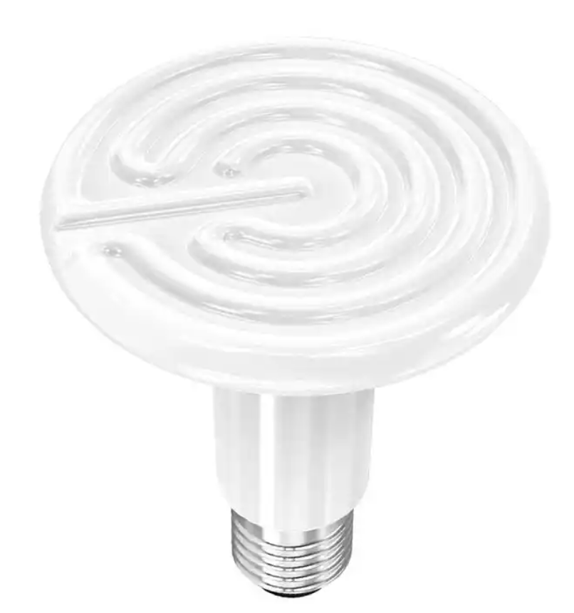 Ceramic Heat Lamp - White