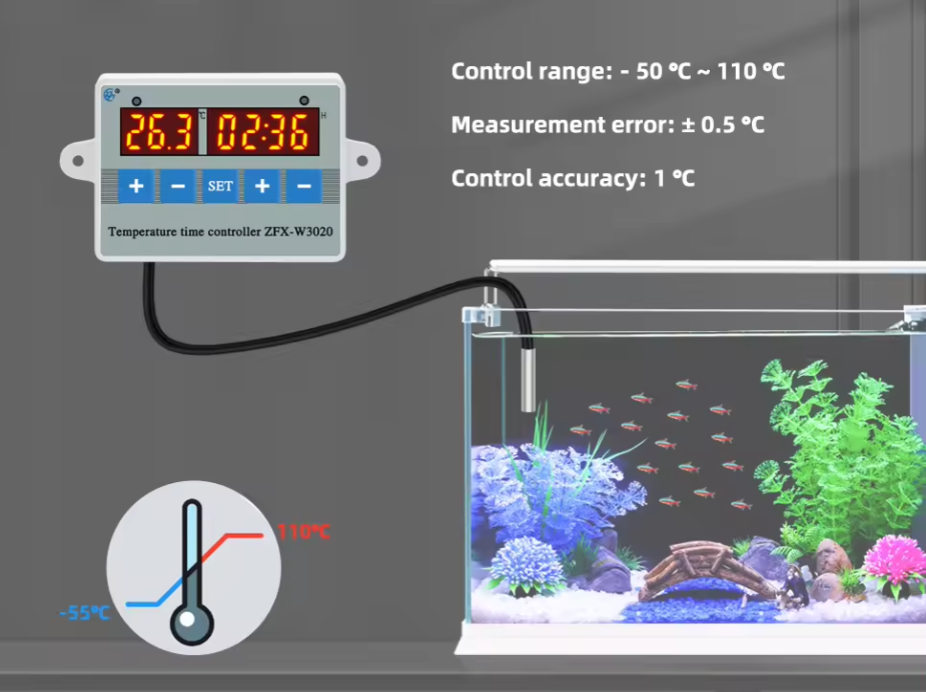 ZFX-W3020 Temperature controller with Timer