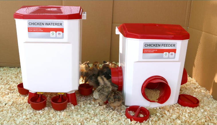 Premier Poultry 7L or 11L Drinkers & 8kg or 12kg Feeders