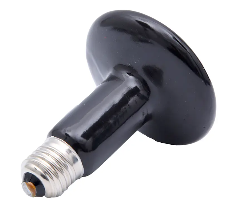 Ceramic Heat Lamp - Black