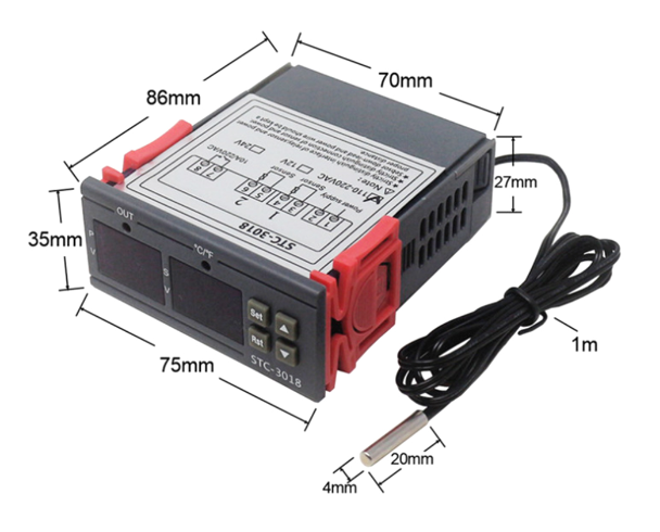 STC-3018 Temperature Controller (Dual Display)