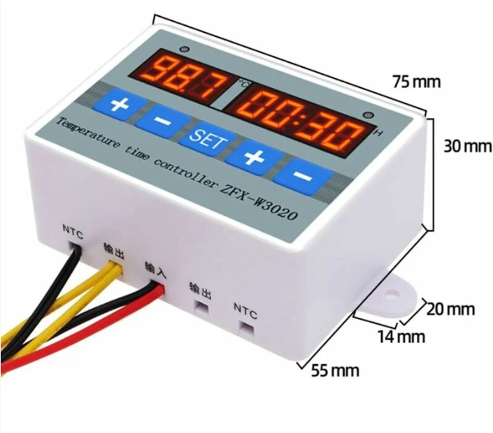 ZFX-W3020 Temperature controller with Timer