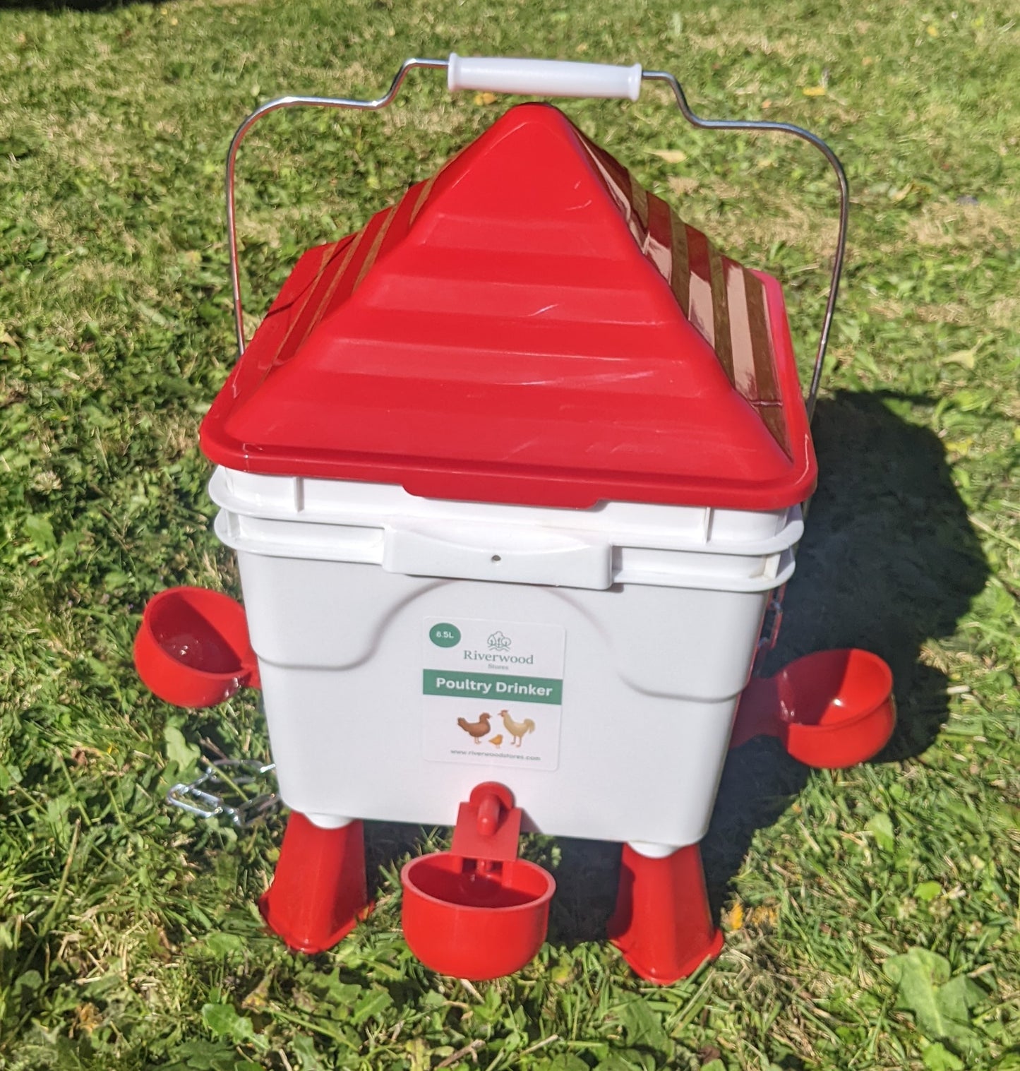 Poultry House type 8.5 Litre Drinker / 6kg Feeder