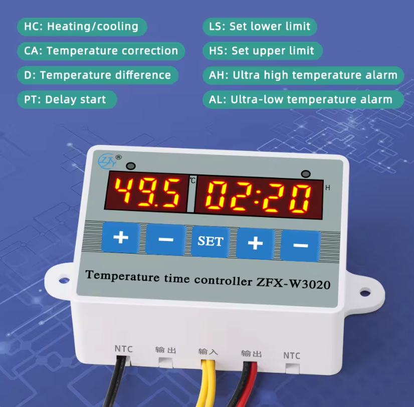 ZFX-W3020 Temperature controller with Timer