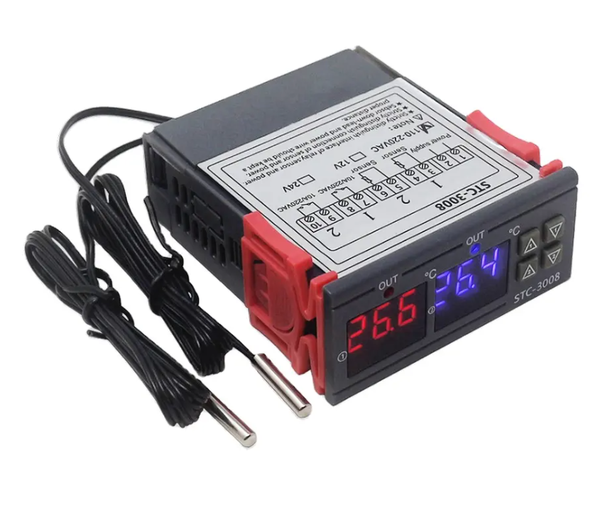 STC-3008 Temperature Controller (dual NTC probes)