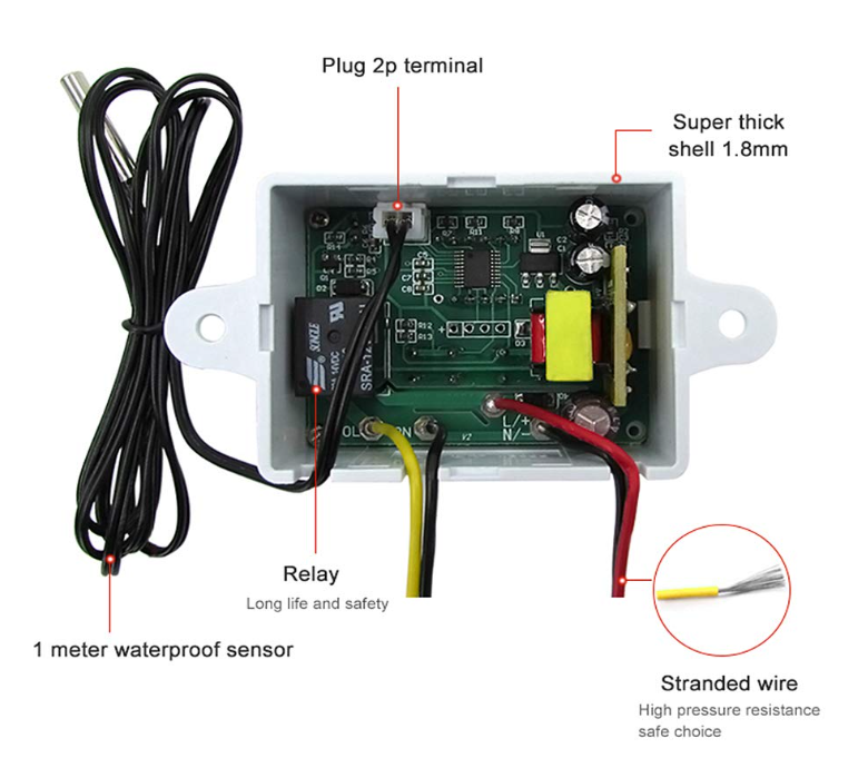 ZFX-W3020 Temperature controller with Timer